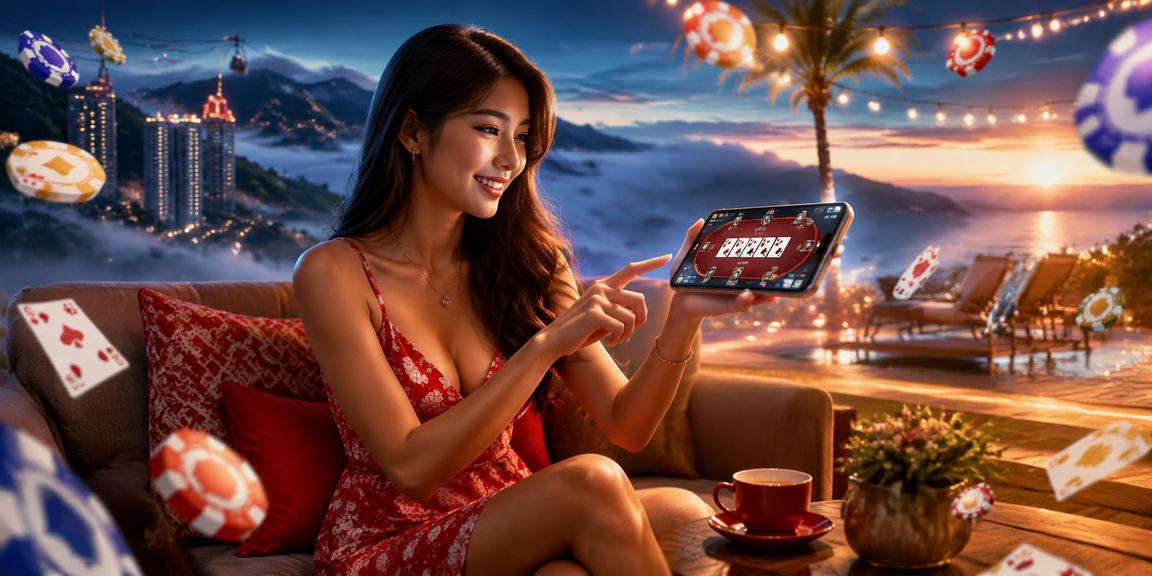 Permainan Teen Patti bergaya Melayu di kawasan Genting Highlands dengan suasana kasino premium